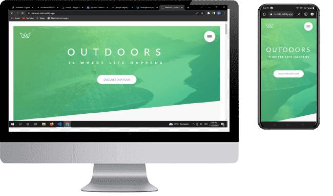 omnifood landing page